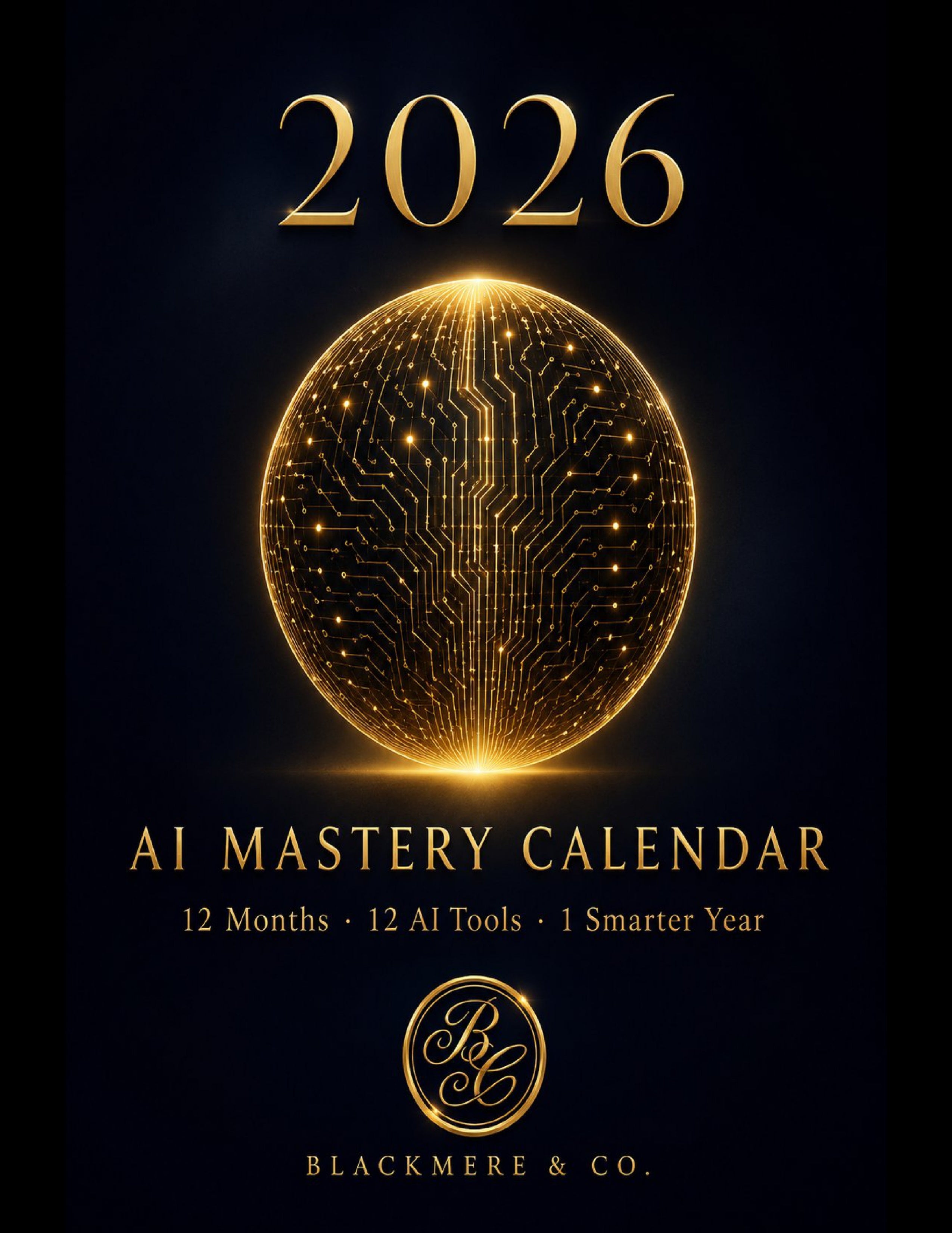 AI Mastery Calendar | 12 Months, 12 AI Tools
