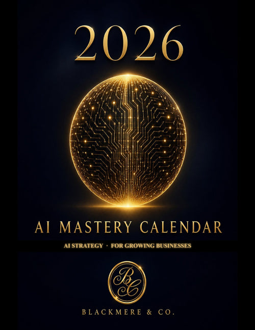 AI Mastery Calendar 2026 cover - Business Edition, AI strategy for growing businesses
