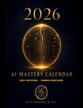 AI Mastery Calendar 2026 cover - built for women working from home